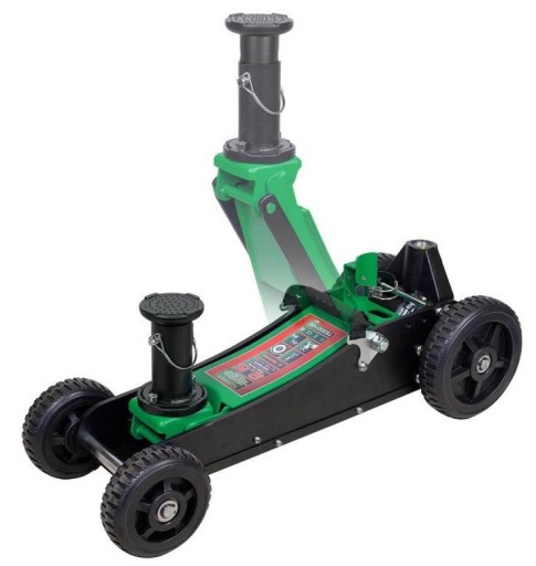 Двопоршневий гідравлічний автомобільний підйомник Frog 2,5 т. Великі колеса Off Road