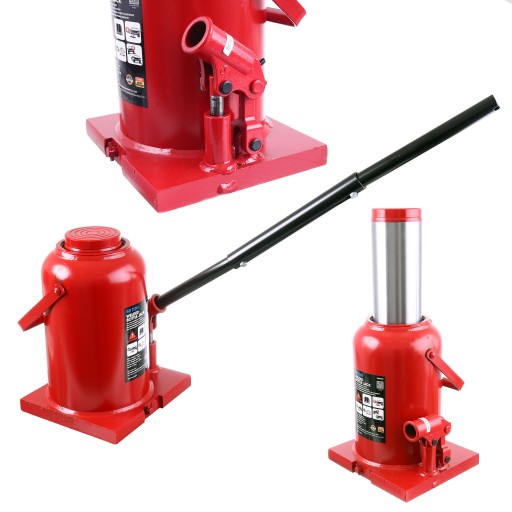 Гидравлический подъемник для бутылок, 50 тонн, большой красный домкрат для подъема бутылки