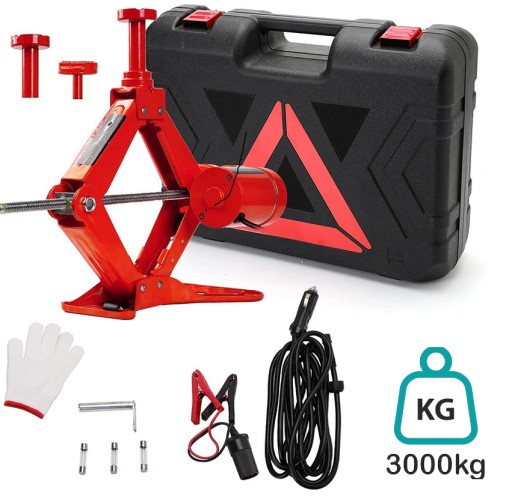 Домкрат електропідйомний трапецієподібний 3Т 3000КГ 12В В КОНТРОЛЕРІ КОНТРОЛЕР +