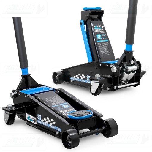 Быстрый домкрат для автомастерской, 2 поршня, домкрат с лягушкой, 3 т.