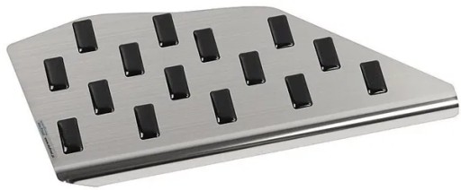 Підніжка Alu-Frost - нержавіюча сталь, Opel GRANDLAND / Peugeot 5008 II