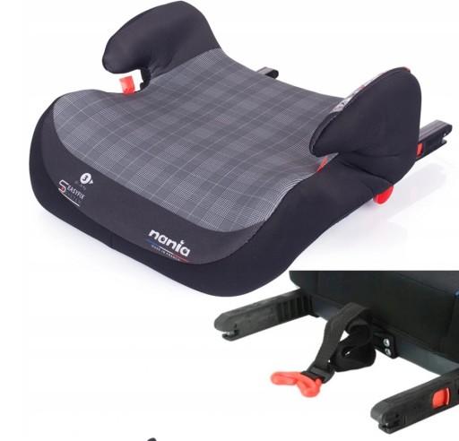 Подставка Nania Topo EasyFix 22-36 кг черно-серая