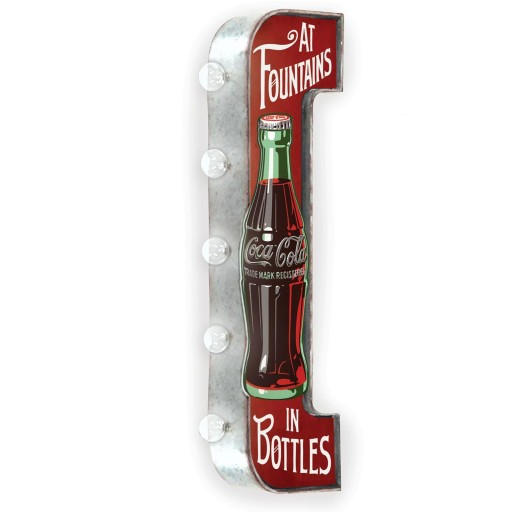 Світлова 3D вивіска, Coca-Cola Of The Wall LED, ПОДАРУНОК, ХІТ, РЕТРО