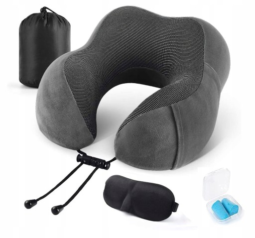 Туристическая подушка для шеи из пены с эффектом памяти