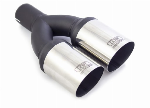 Двойной вытяжной патрубок ULTER N2-08-1* Ø 80 мм / длина 300 мм 60 [мм]