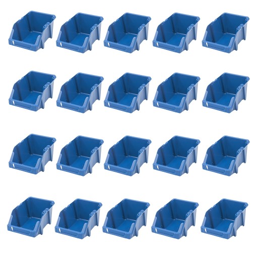 Контейнер ДЛЯ МАСТЕРСКОЙ ЛОТОК НАБОР ДЛЯ ХРАНЕНИЯ 20 ШТ. Пластик 183x300x130