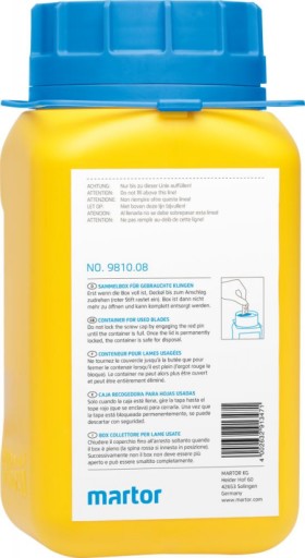 Контейнер для використаних лез