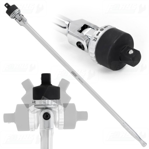 Шарнірна ручка 61 см з тріскачкою 1/2