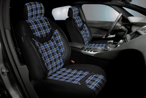 Чехлы Seat Arona Ateca Tarraco синего цвета Islay