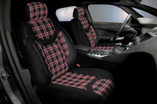 Красные чехлы Islay на Opel Astra G H J K Vectra Signum Insignia