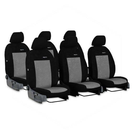 Кастомные чехлы на сиденья Opel Vivaro C 2+1 Задние 3X1 19-23