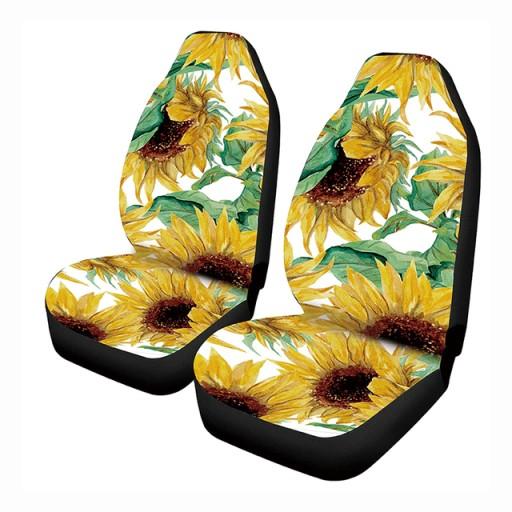 Чехлы для сидений Белая лошадь мандала с принтом п