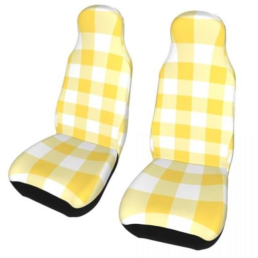 Чохли для сидінь Buffalo Check гірчичний жовтий