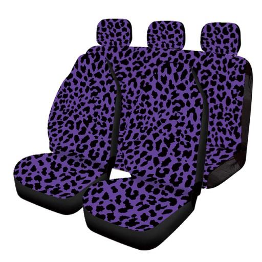 Чохли для сидінь Purple Leopard Animal Print C