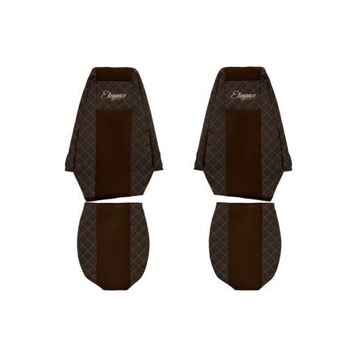 Чехлы на сиденья RENAULT PREMIUM 2005-2012 F-CORE FX09 BROWN