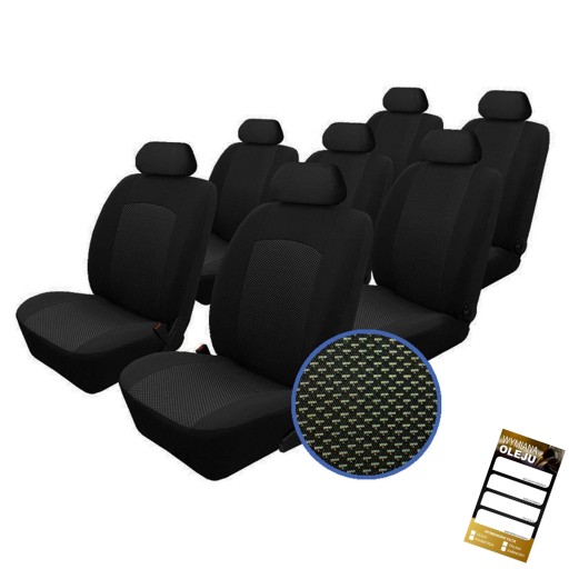 Чехлы на сиденья автомобиля Dacia Lodgy 7 мест 2012 г. -