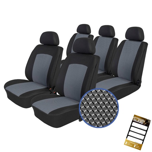 Чехлы на сиденья автомобиля Skoda Roomster 5 мест 2006 г.в. -