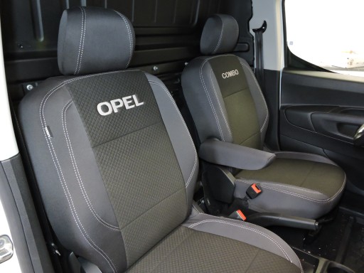 Чехлы из обивочной ткани для 2-местного фургона Opel Combo E