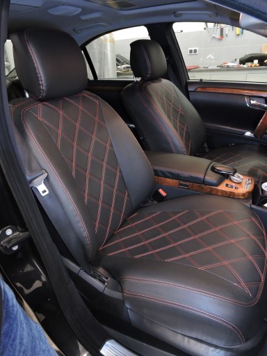 Чохли зі шкіри та алькантари на Mercedes S-Class W221