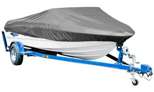 Чохол для човна 4,6-5,3 м стійкий поліестер 85 г/м2 з гумовою манжетою