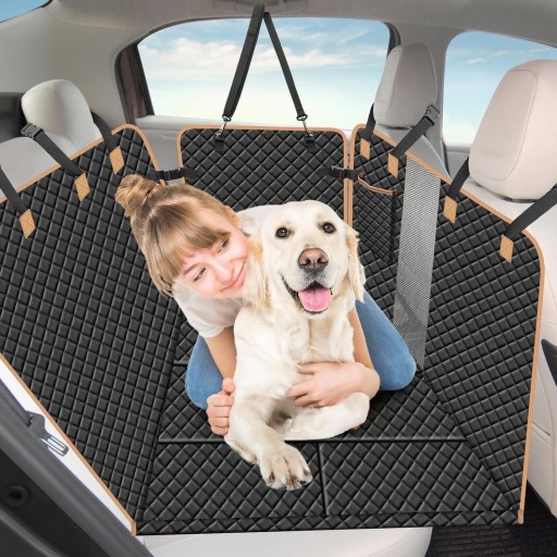 Чехол на сиденье для собаки, водонепроницаемый, с жестким дном, с окошком, 150 кг.