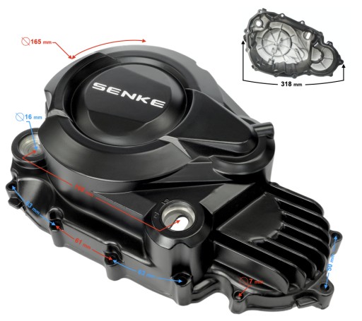 5905220867431 - Крышка Картера правая для мотоцикла Classic 125