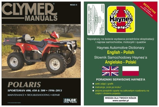 Polaris Sportsman 400 450 500 (1996-2013) керівництво по ремонту + БЕЗКОШТОВНО 24 год.