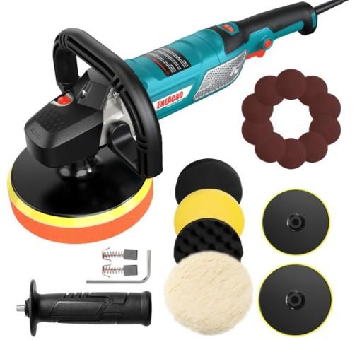 Полировальная машина ENEACRO 1500W + набор насадок для полировки
