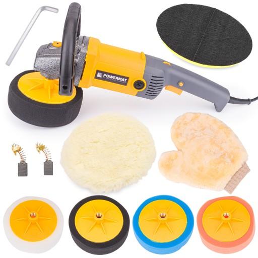 Полірувальник фарби CAR 2600 Вт 4 губка + повсть