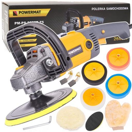 Полировщик для краски, 2600 Вт, 4 войлочных губки