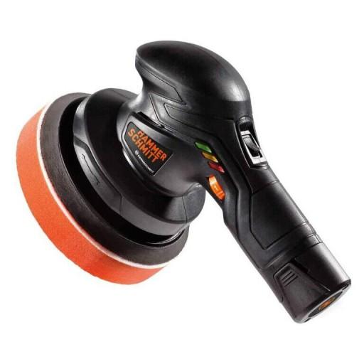 Акумуляторна машинка для полірування 150мм 5000об/хв 6 швидкостей 3 накладки