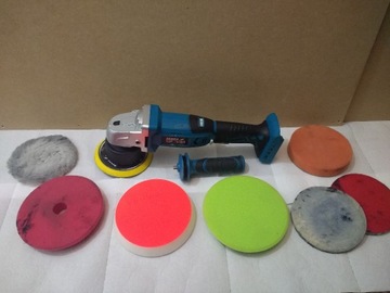 Эксцентриковая полировальная машинка Dedra sas + функциональная + губки