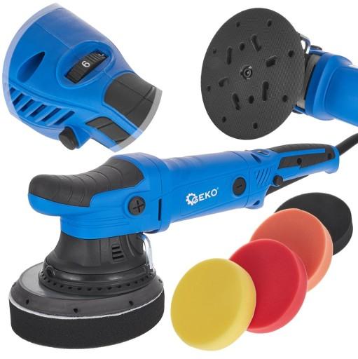Автополірувальник DUAL ACTION з регулюванням 150 мм GEKO PREMIUM + набір 4 г