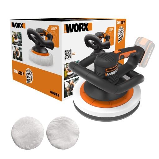 Автомобільний полірувальник Worx WX856.9 Cordless 20V