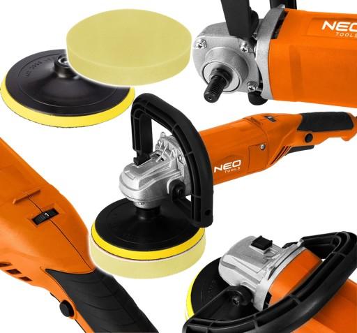 900 Вт РЕГУЛЮВАННЯ ШВИДКІСТІ ШЛІФУВАЛЬНИКА 150 мм 04-701 NEO TOOLS