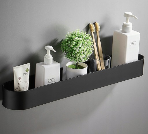 Полочка для душа без органайзера для сверления, 50 см