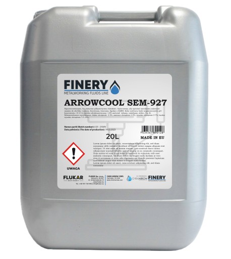 Полусинтетическая жидкость для металлообработки Finery ArrowCool SEM-927 20л REVCUT30