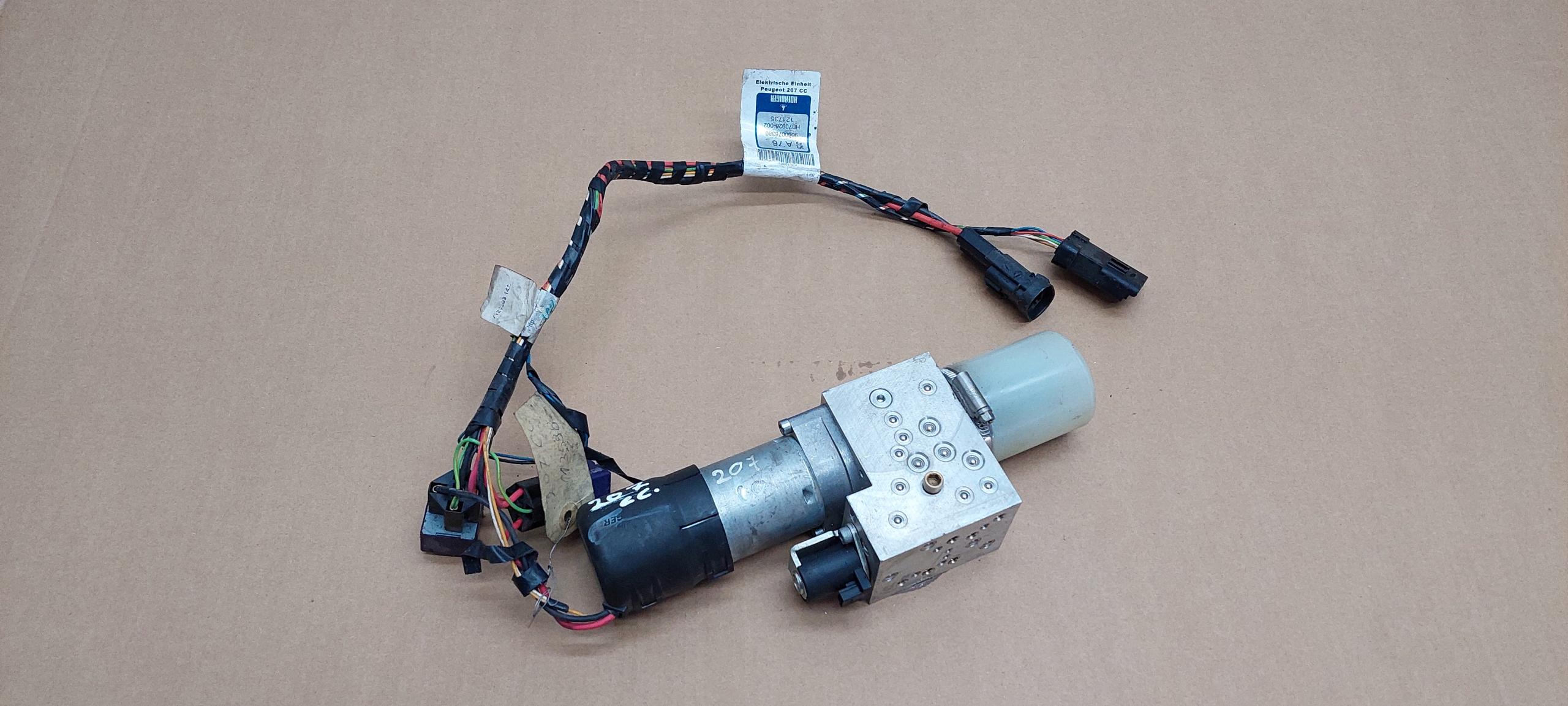 3J3432 - Насос крыши Peugeot 207 CC