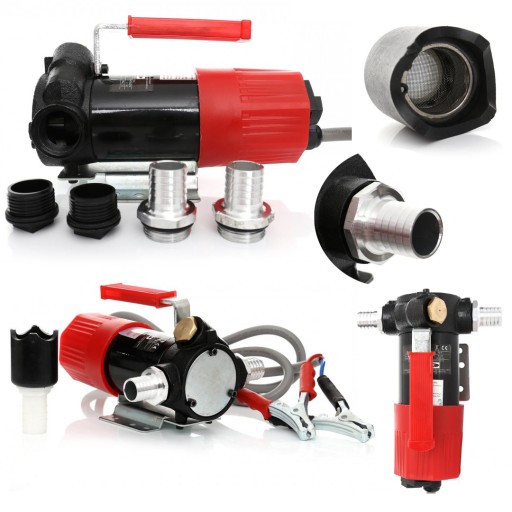 Бензиновый маслосливной насос 24В Kraft&dele