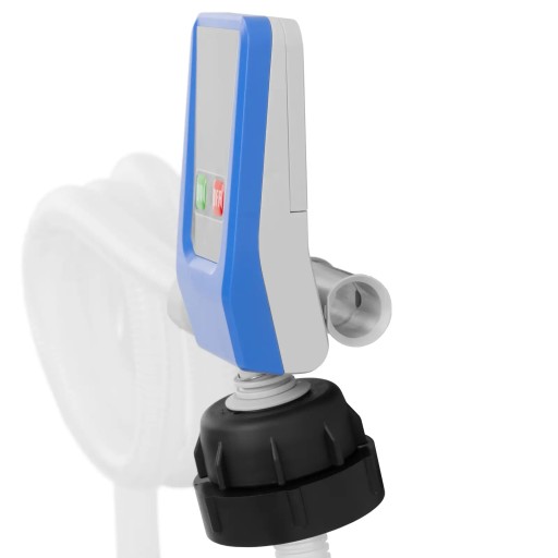 Аккумуляторный топливный насос для заправки топлива со шлангом 50 см, 3 адаптера, 12 л/миккуб.см.