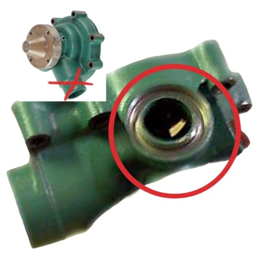 23059414 - Циркуляційний насос охолоджуючої рідини Volvo Penta 31 і 41 A / B