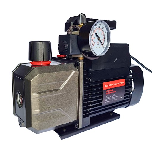 Вакуумный насос кондиционера 2ST 56л/мин R134a, R32,1234YF с манометром