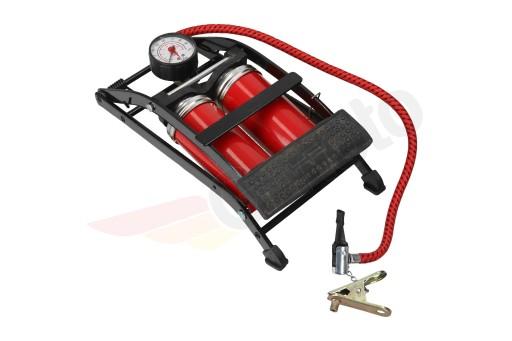 21252 - Ножний двопоршневий насос з манометром