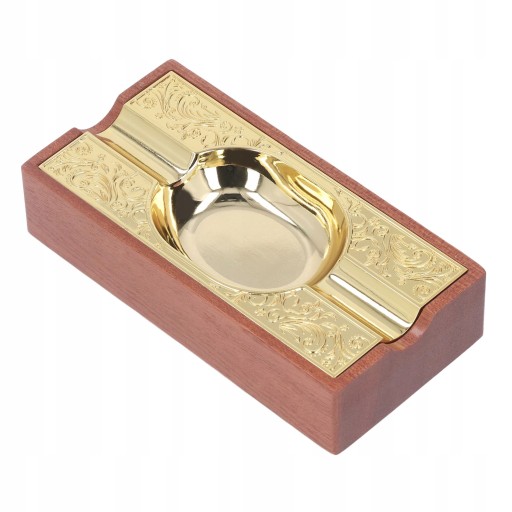 3117220217911 - Вінтажна прямокутна попільничка для сигар