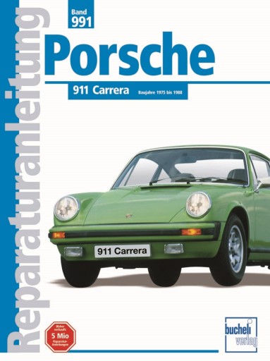 Porsche 911 Carrera 3.2L (1975-1988) 24-годинна інструкція з ремонту
