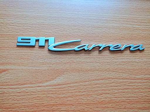 992.853.675.K OK1 - Porsche 911 Carrera 992 Эмблема Inscription 911 Carrera Silver Original