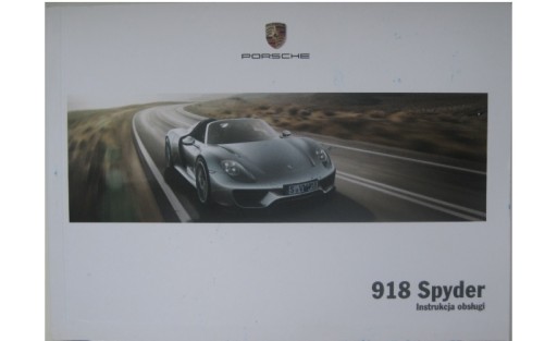 Porsche 918 Spyder Польский Porsche 918 инструкция