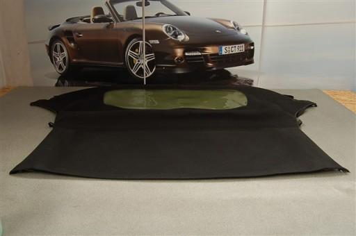 Porsche 986 Boxster холст крыши со стеклом, черный
