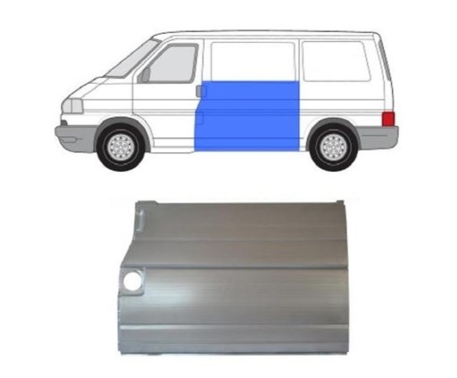 9558011 - Боковая обшивка VW Transporter T4 1990-передняя L