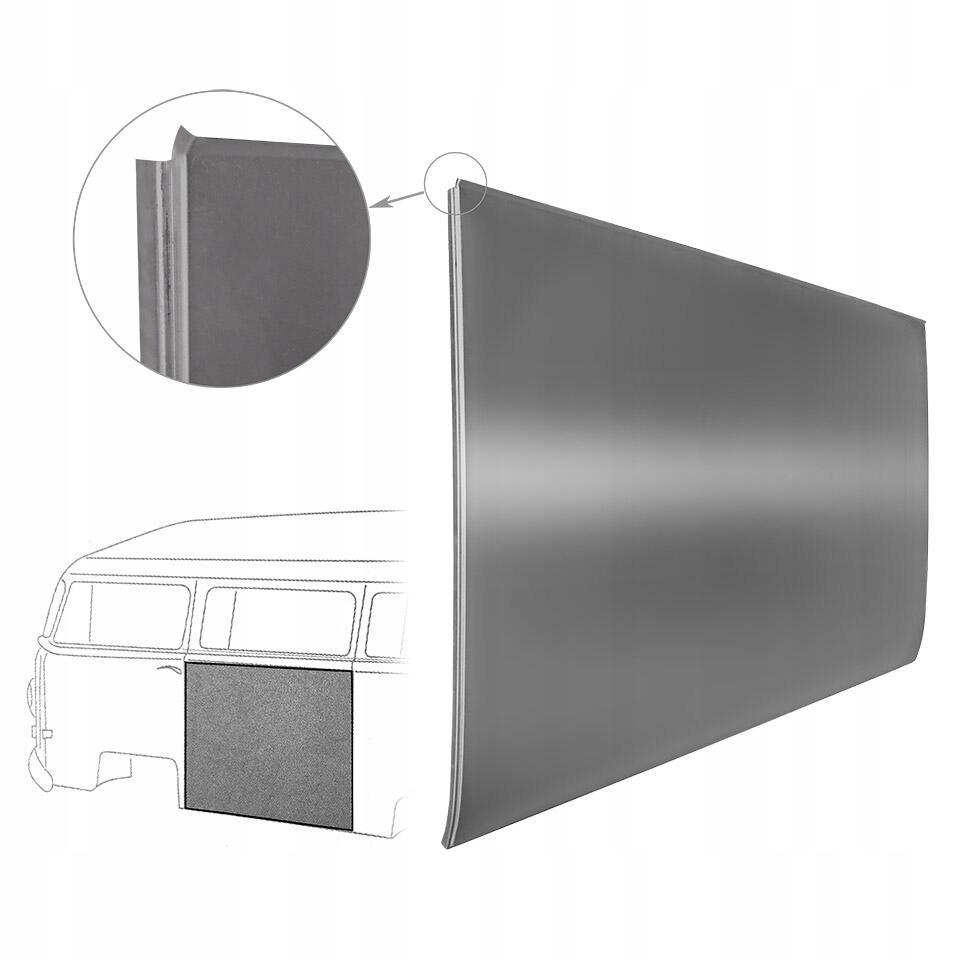 0891-315 - Обшивка левая сторона 80 см VW Transporter T2 1972-79